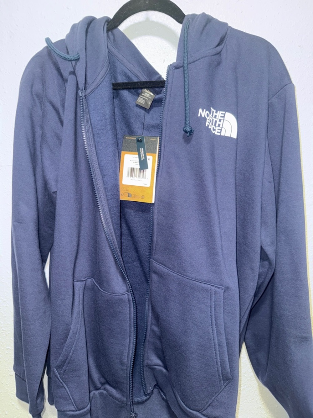 The North Face Navy Blue Full-Zip Hoodie
